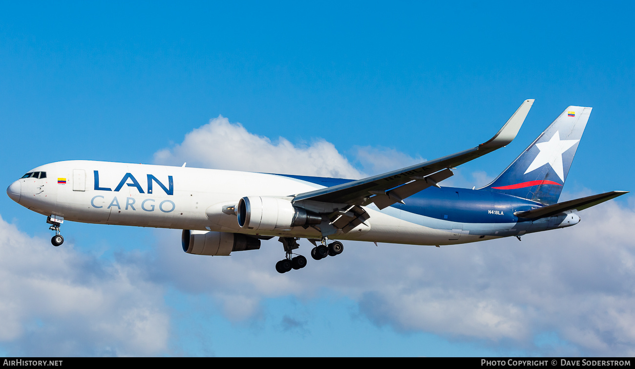 Aircraft Photo of N418LA | Boeing 767-316F/ER | LAN Cargo | AirHistory.net #680018