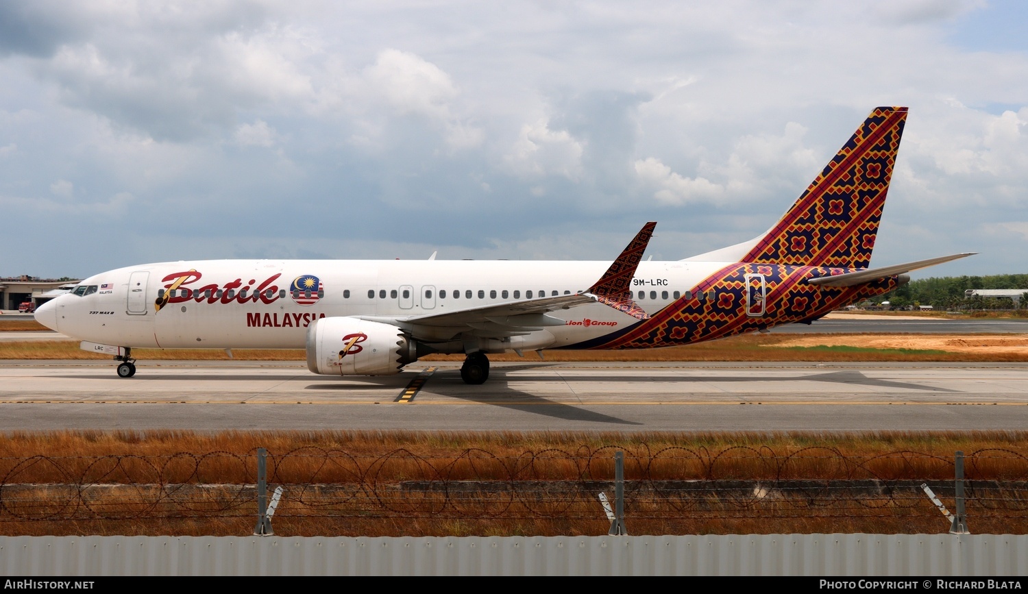 Aircraft Photo of 9M-LRC | Boeing 737-8 Max 8 | Batik Air Malaysia | AirHistory.net #680025