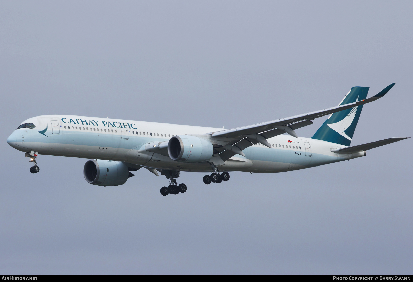 Aircraft Photo of B-LRB | Airbus A350-941 | Cathay Pacific Airways | AirHistory.net #680027