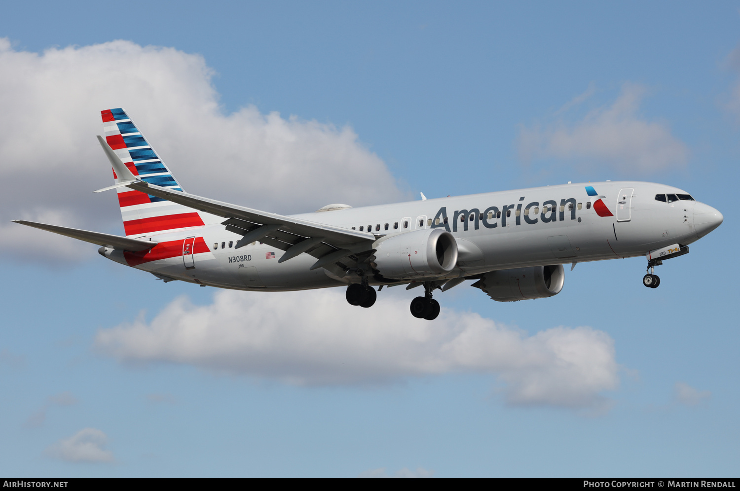 Aircraft Photo of N308RD | Boeing 737-8 Max 8 | American Airlines | AirHistory.net #680031