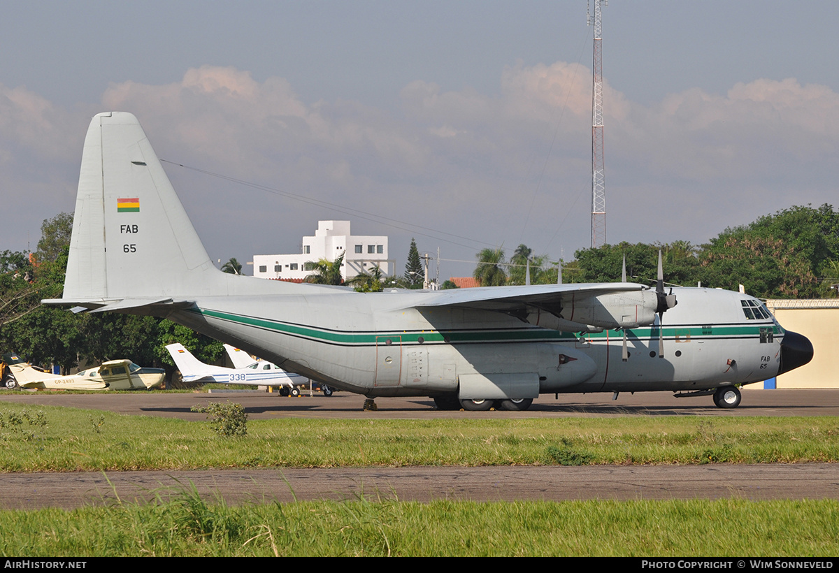 Aircraft Photo of FAB 65 | Lockheed C-130B Hercules (L-282) | Bolivia - Air Force | AirHistory.net #680041