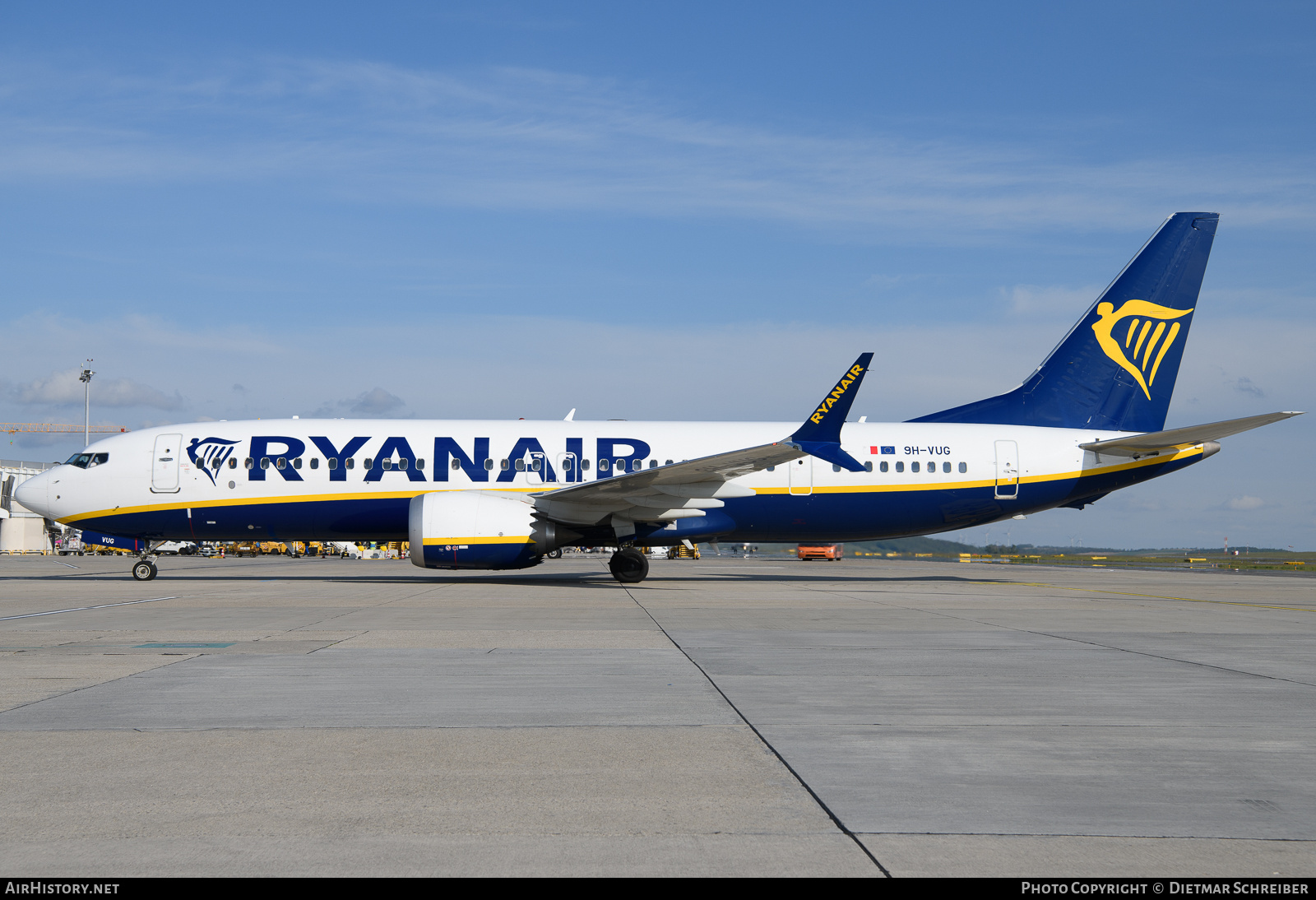 Aircraft Photo of 9H-VUG | Boeing 737-8200 Max 200 | Ryanair | AirHistory.net #680043