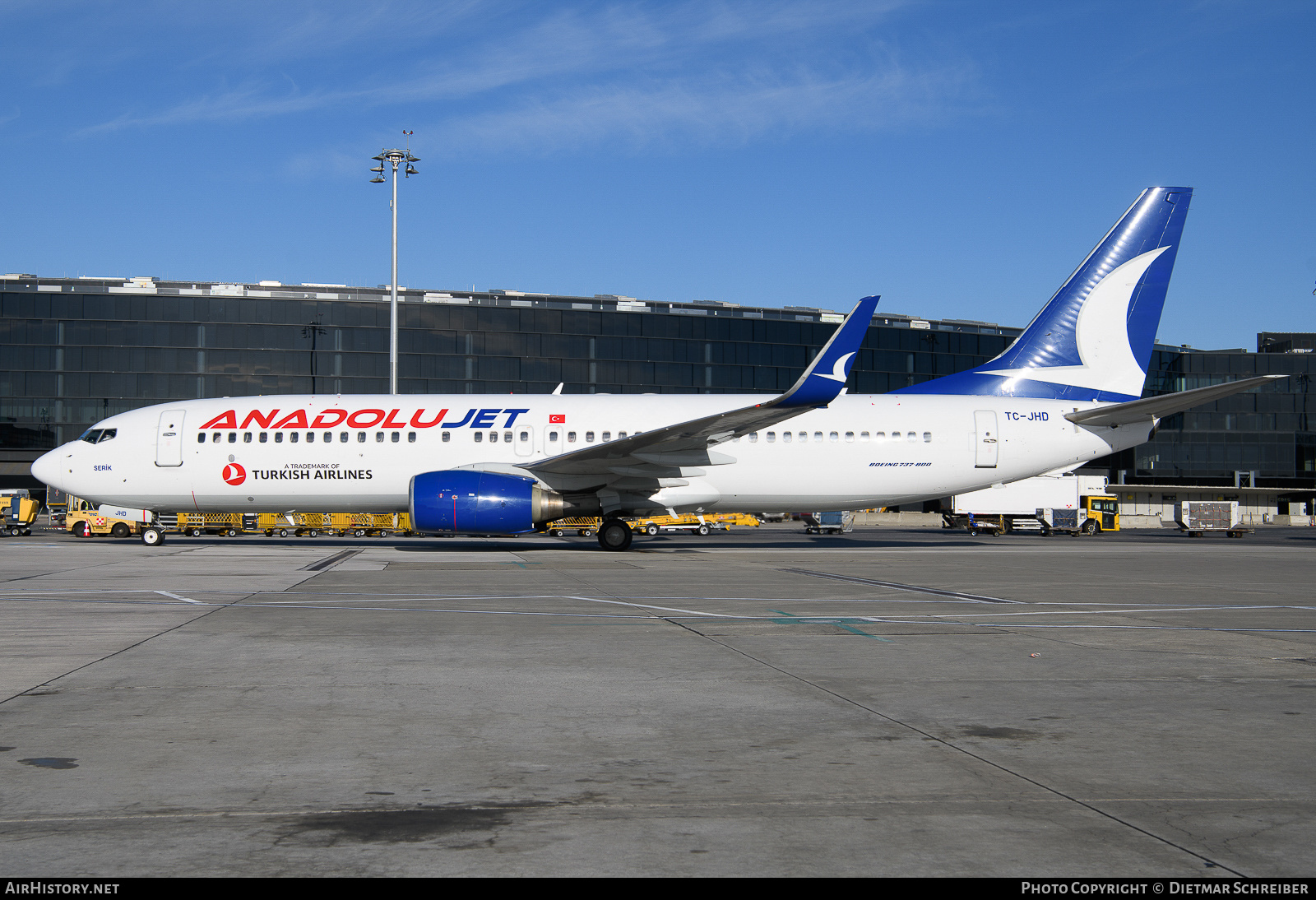 Aircraft Photo of TC-JHD | Boeing 737-8F2 | AnadoluJet | AirHistory.net #680052