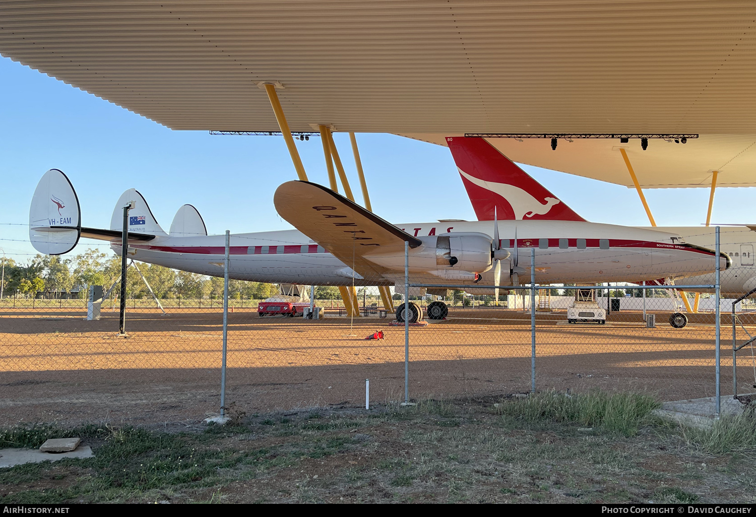 Aircraft Photo of VH-EAM | Lockheed C-121J Super Constellation | Qantas | AirHistory.net #680078