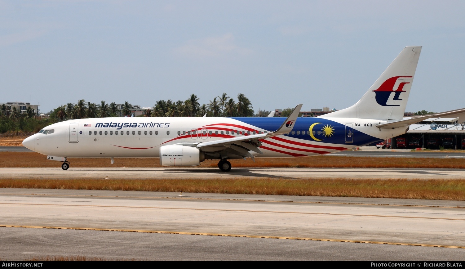 Aircraft Photo of 9M-MXQ | Boeing 737-8H6 | Malaysia Airlines | AirHistory.net #680085