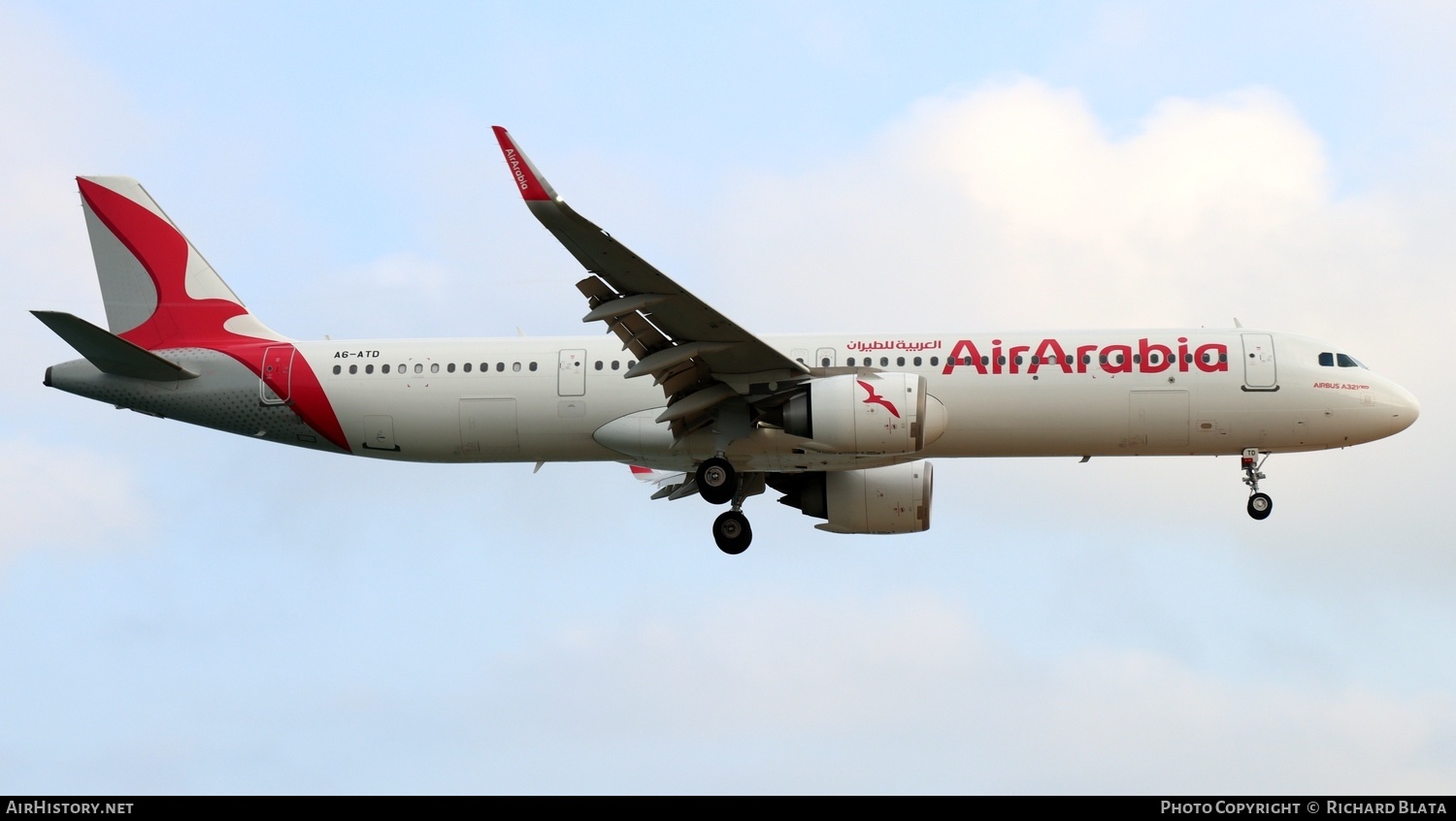 Aircraft Photo of A6-ATD | Airbus A321-251NXLR | Air Arabia | AirHistory.net #680100