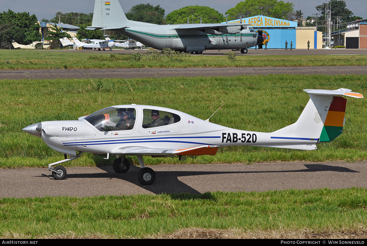 Aircraft Photo of FAB-520 | Diamond DA40 CS Diamond Star | Bolivia - Air Force | AirHistory.net #680118