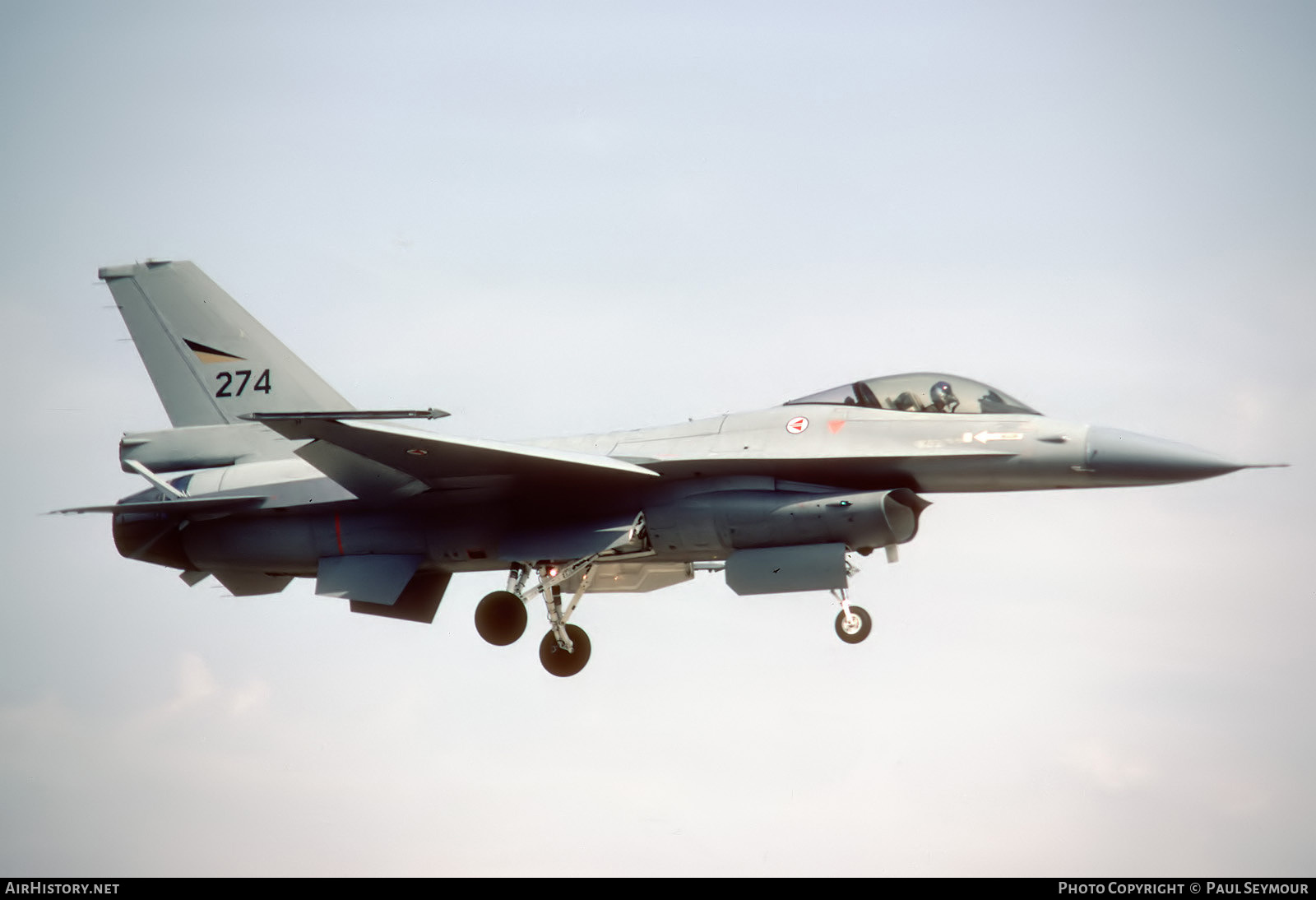 Aircraft Photo of 274 | General Dynamics F-16A Fighting Falcon | Norway - Air Force | AirHistory.net #680137
