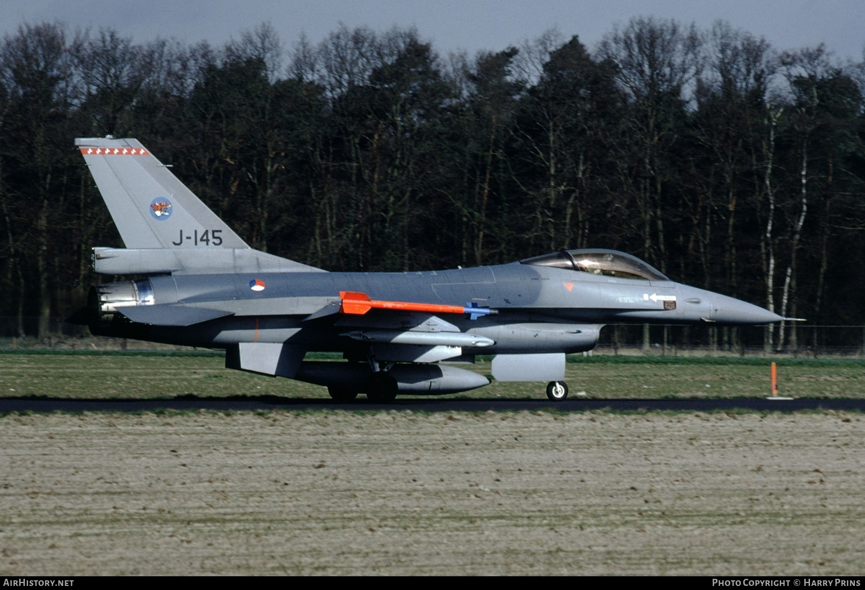 Aircraft Photo of J-145 | General Dynamics F-16A Fighting Falcon | Netherlands - Air Force | AirHistory.net #680140