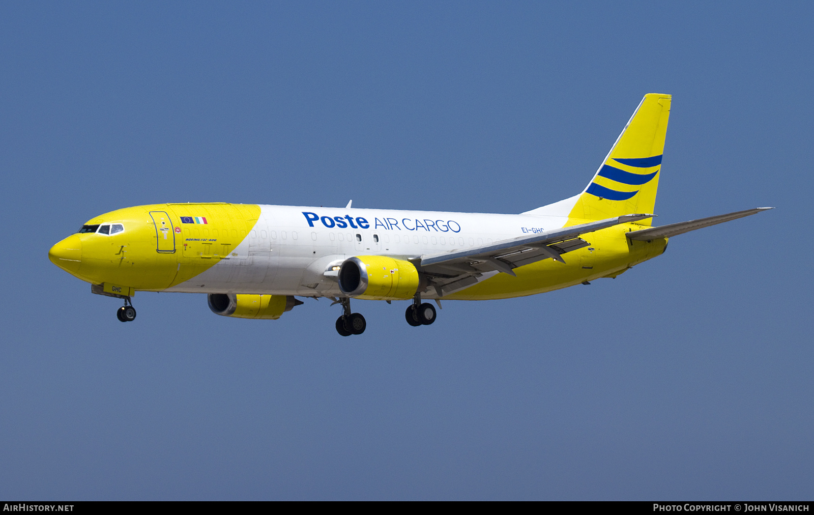 Aircraft Photo of EI-GHC | Boeing 737-490(SF) | Poste Air Cargo | AirHistory.net #680154
