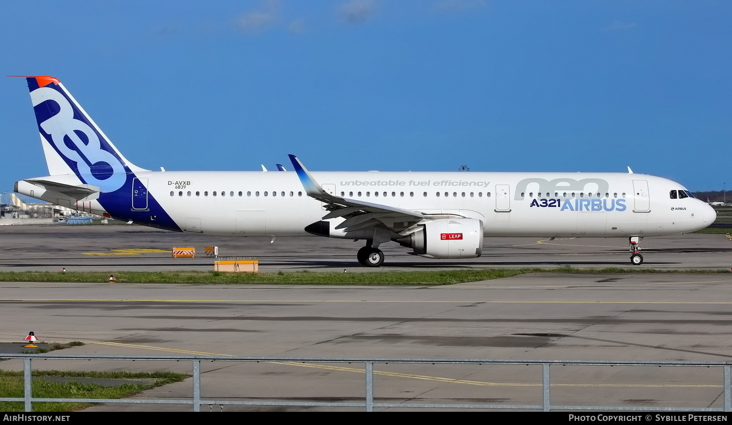 Aircraft Photo of D-AVXB | Airbus A321-251N | Airbus | AirHistory.net #680156