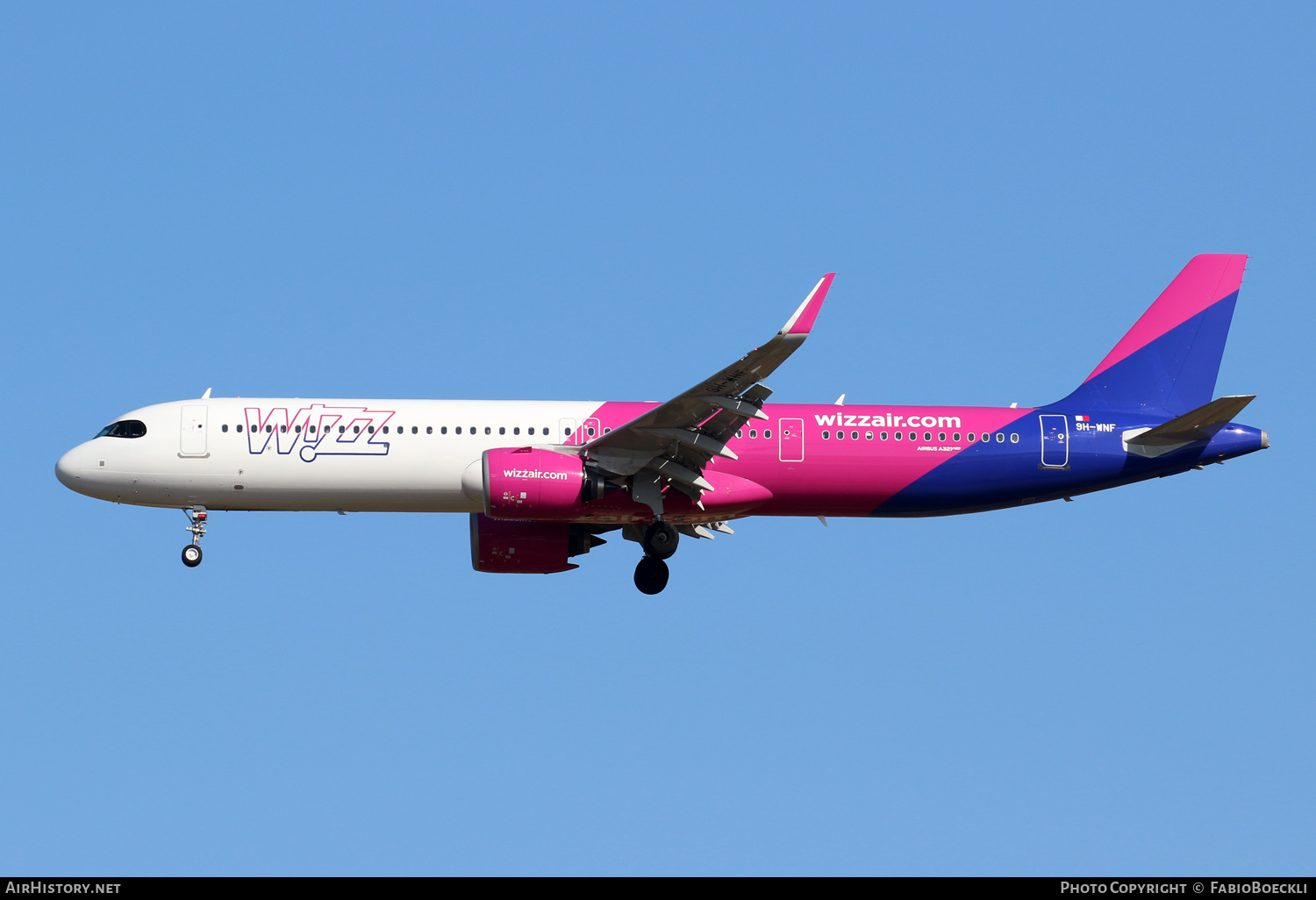 Aircraft Photo of 9H-WNF | Airbus A321-271NX | Wizz Air | AirHistory.net #680167