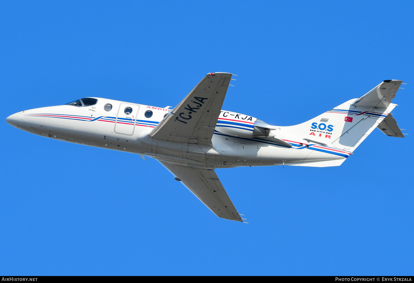 Aircraft Photo of TC-KJA | Beech Beechjet 400A | S.O.S Air | AirHistory.net #680189