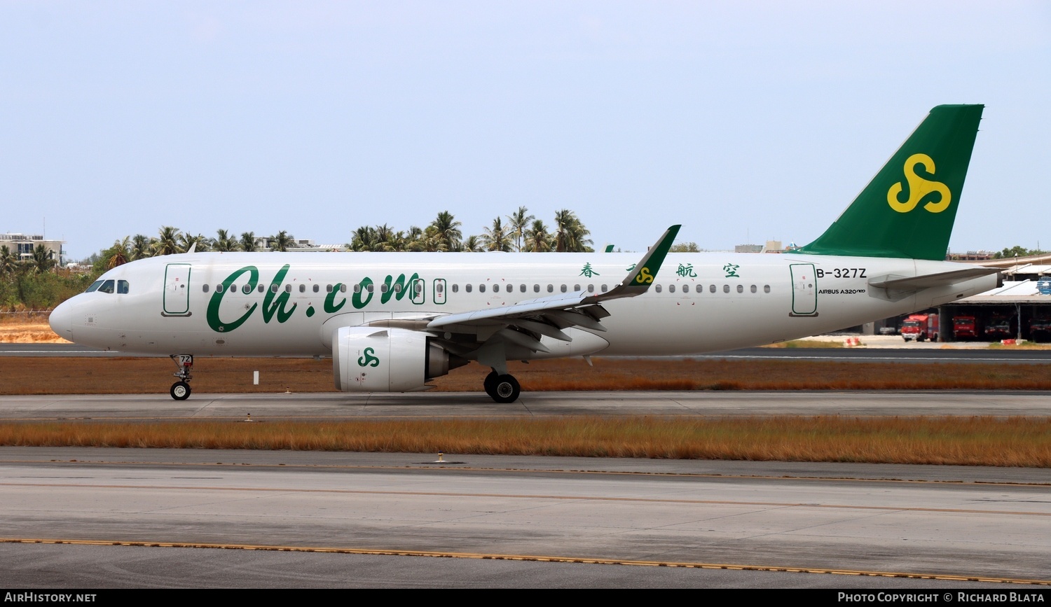 Aircraft Photo of B-327Z | Airbus A320-251N | Spring Airlines | AirHistory.net #680213