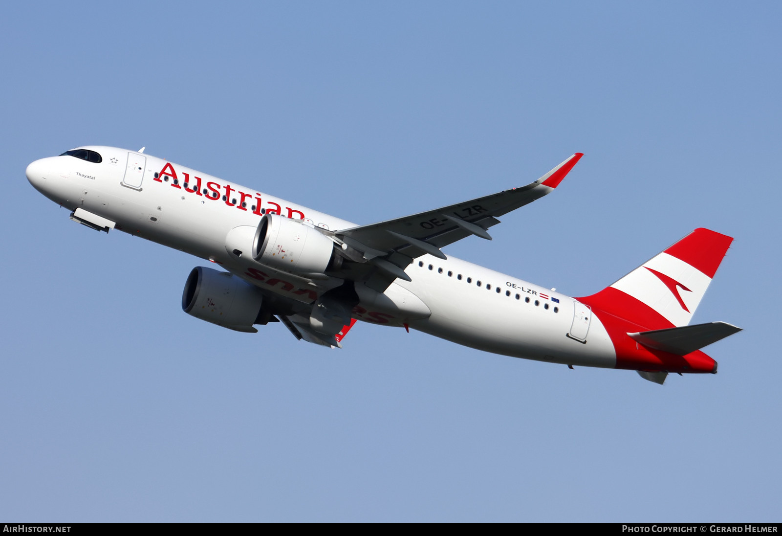Aircraft Photo of OE-LZR | Airbus A320-271N | Austrian Airlines | AirHistory.net #680215