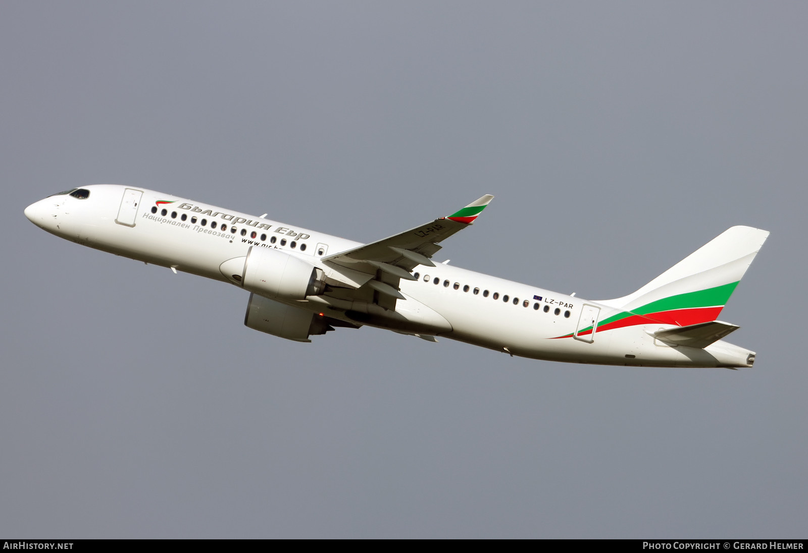 Aircraft Photo of LZ-PAR | Airbus A220-371 (BD-500-1A11) | Bulgaria Air | AirHistory.net #680218
