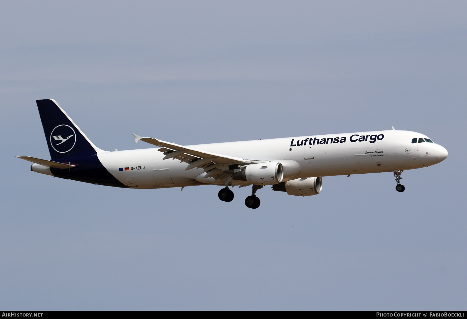 Aircraft Photo of D-AEUJ | Airbus A321-211/P2F | Lufthansa Cargo | AirHistory.net #680244