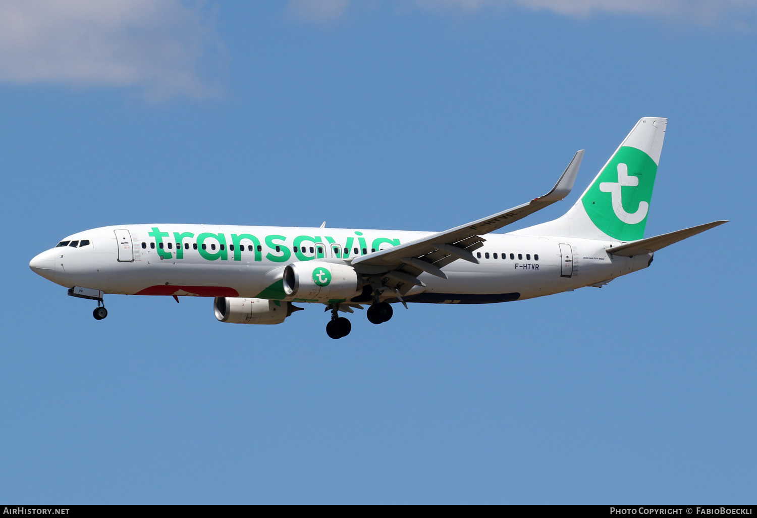 Aircraft Photo of F-HTVR | Boeing 737-86J | Transavia | AirHistory.net #680246