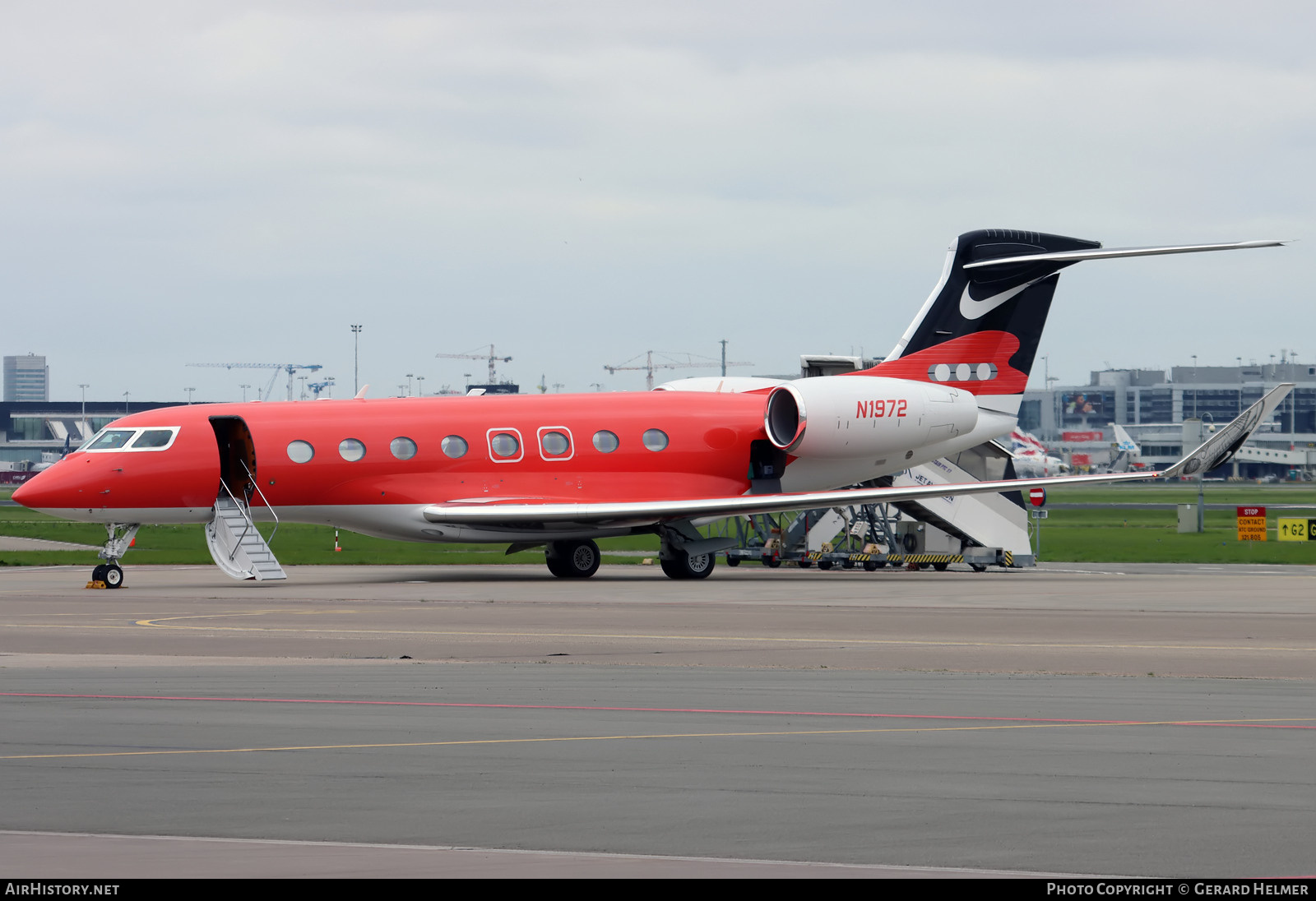 Aircraft Photo of N1972 | Gulfstream Aerospace G650ER (G-VI) | Nike | AirHistory.net #680275