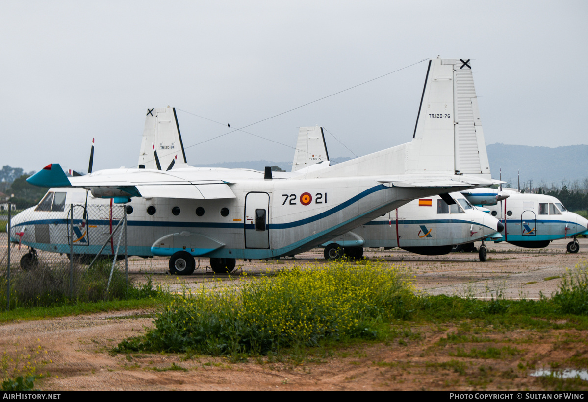 Aircraft Photo of TR.12D-76 | CASA C-212-200 Aviocar | Spain - Air Force | AirHistory.net #680320