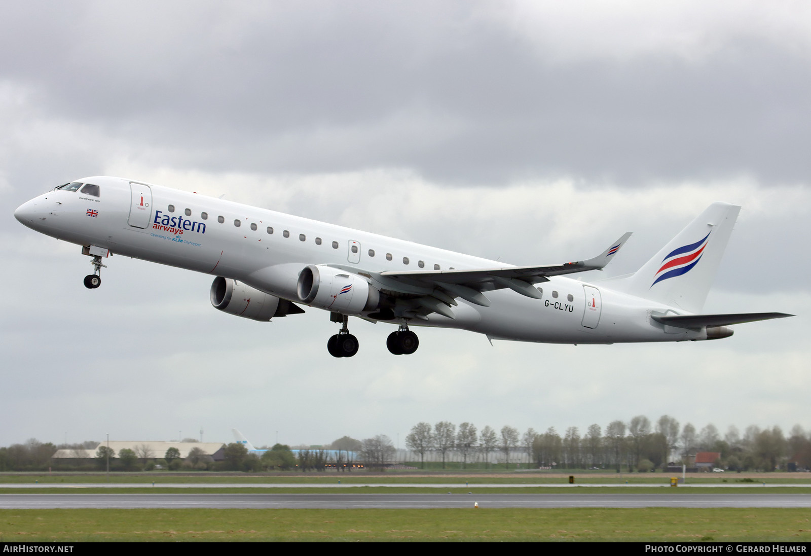 Aircraft Photo of G-CLYU | Embraer 190LR (ERJ-190-100LR) | Eastern Airways | AirHistory.net #680357