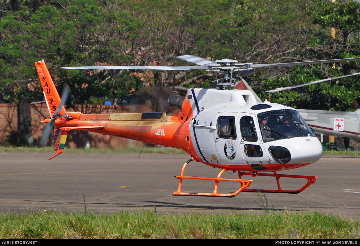 Aircraft Photo of FAB-754 | Aerospatiale AS-350B-3 Ecureuil | Bolivia - Air Force | AirHistory.net #680375