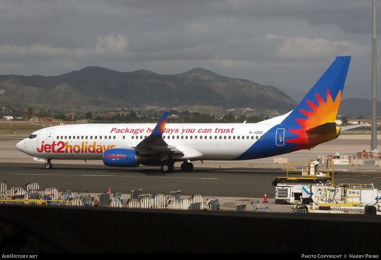 Aircraft Photo of G-JZDC | Boeing 737-82R | Jet2 Holidays | AirHistory.net #680440