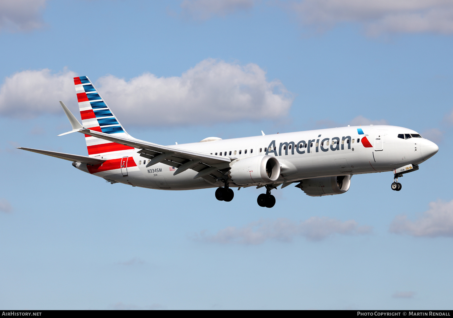 Aircraft Photo of N334SM | Boeing 737-8 Max 8 | American Airlines | AirHistory.net #680449