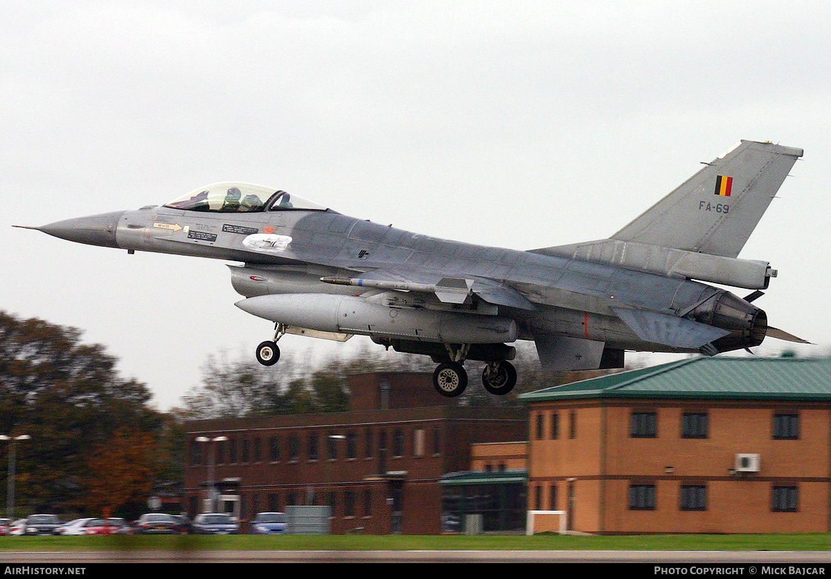 Aircraft Photo of FA-69 | General Dynamics F-16AM Fighting Falcon | Belgium - Air Force | AirHistory.net #680464