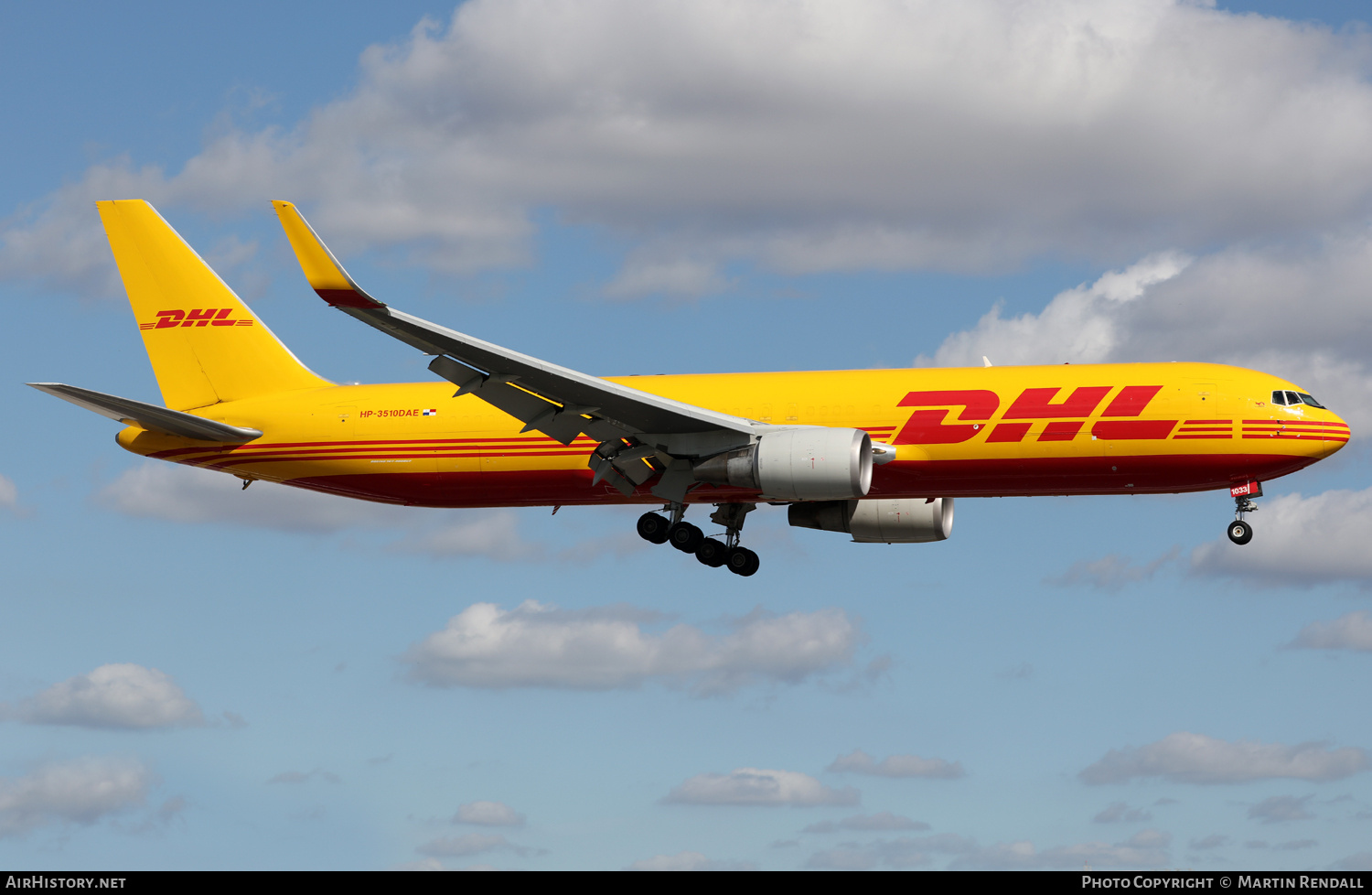 Aircraft Photo of HP-3510DAE | Boeing 767-316/ER(BCF) | DHL International | AirHistory.net #680475