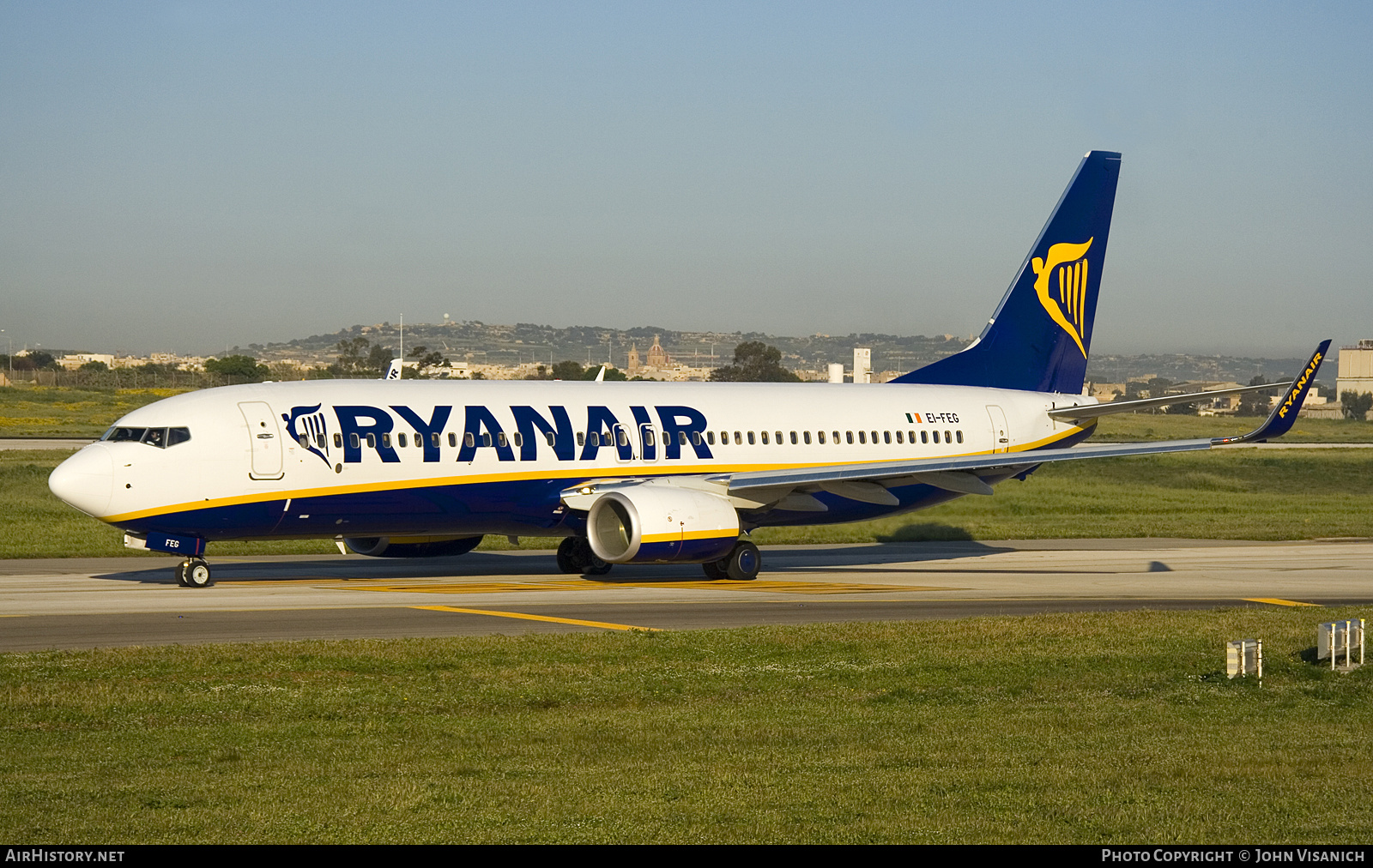 Aircraft Photo of EI-FEG | Boeing 737-8AS | Ryanair | AirHistory.net #680491