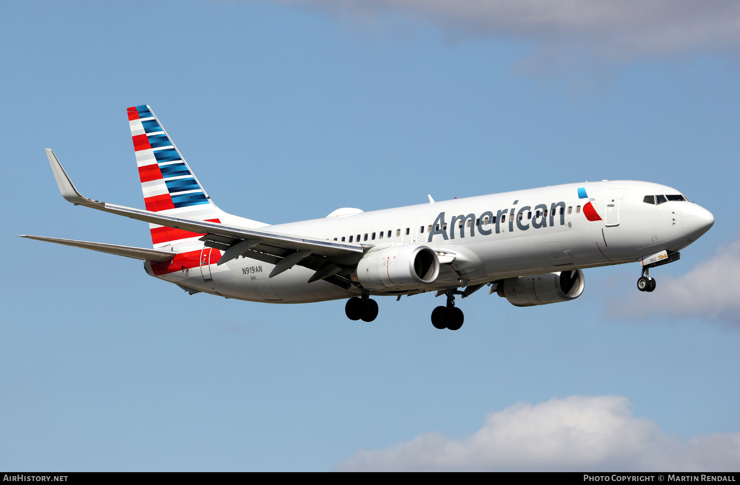Aircraft Photo of N919AN | Boeing 737-823 | American Airlines | AirHistory.net #680546