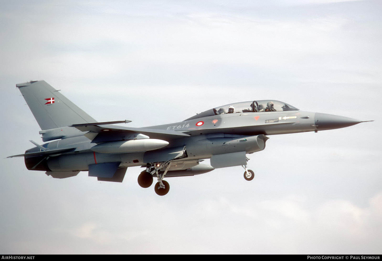 Aircraft Photo of ET-614 | General Dynamics F-16B Fighting Falcon | Denmark - Air Force | AirHistory.net #680551