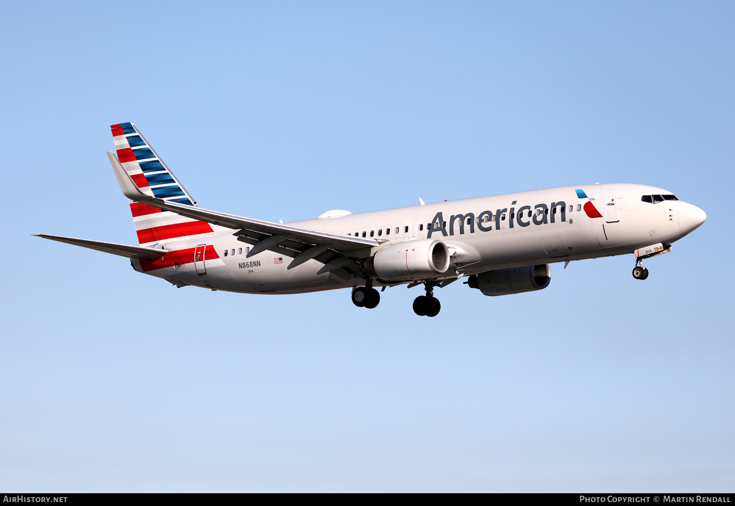 Aircraft Photo of N868NN | Boeing 737-823 | American Airlines | AirHistory.net #680559