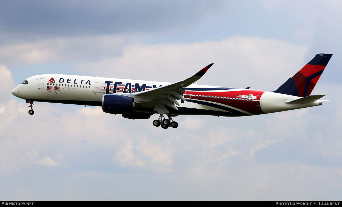 Aircraft Photo of F-WZGU | Airbus A350-941 | Delta Air Lines | AirHistory.net #680560