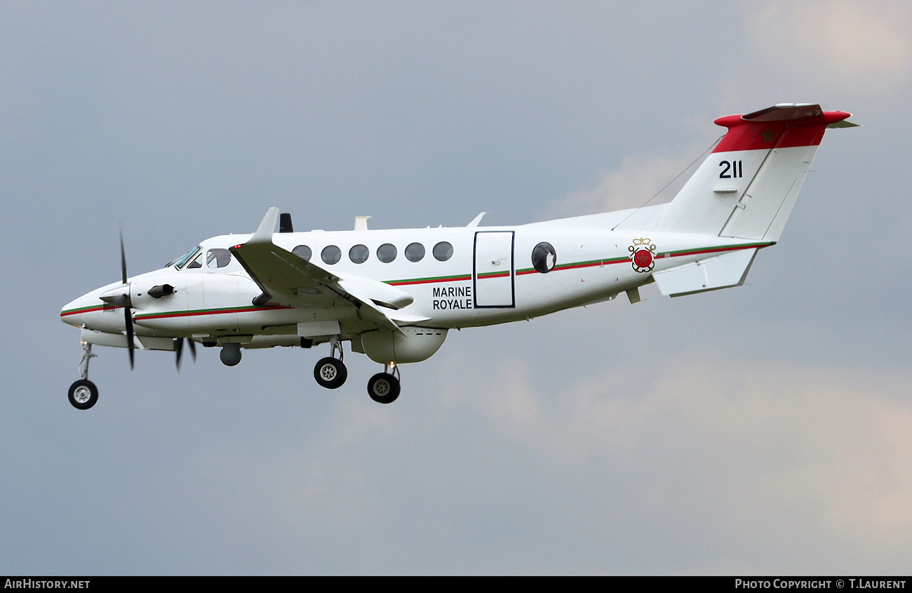 Aircraft Photo of 211 | Hawker Beechcraft 350ER King Air ISR (B300) | Morocco - Navy | AirHistory.net #680574