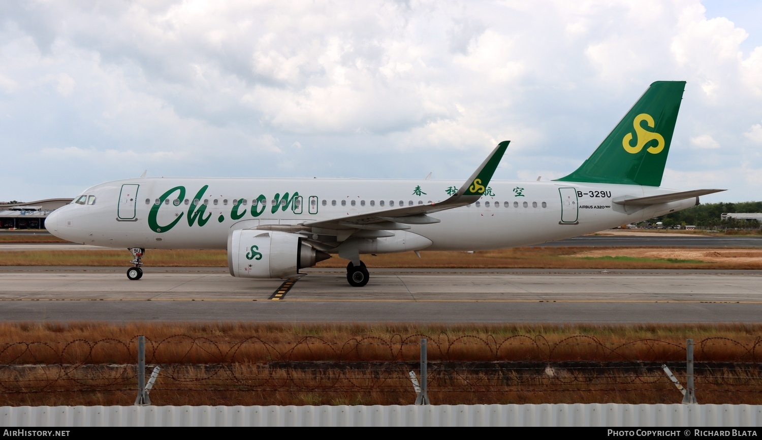 Aircraft Photo of B-329U | Airbus A320-251N | Spring Airlines | AirHistory.net #680589