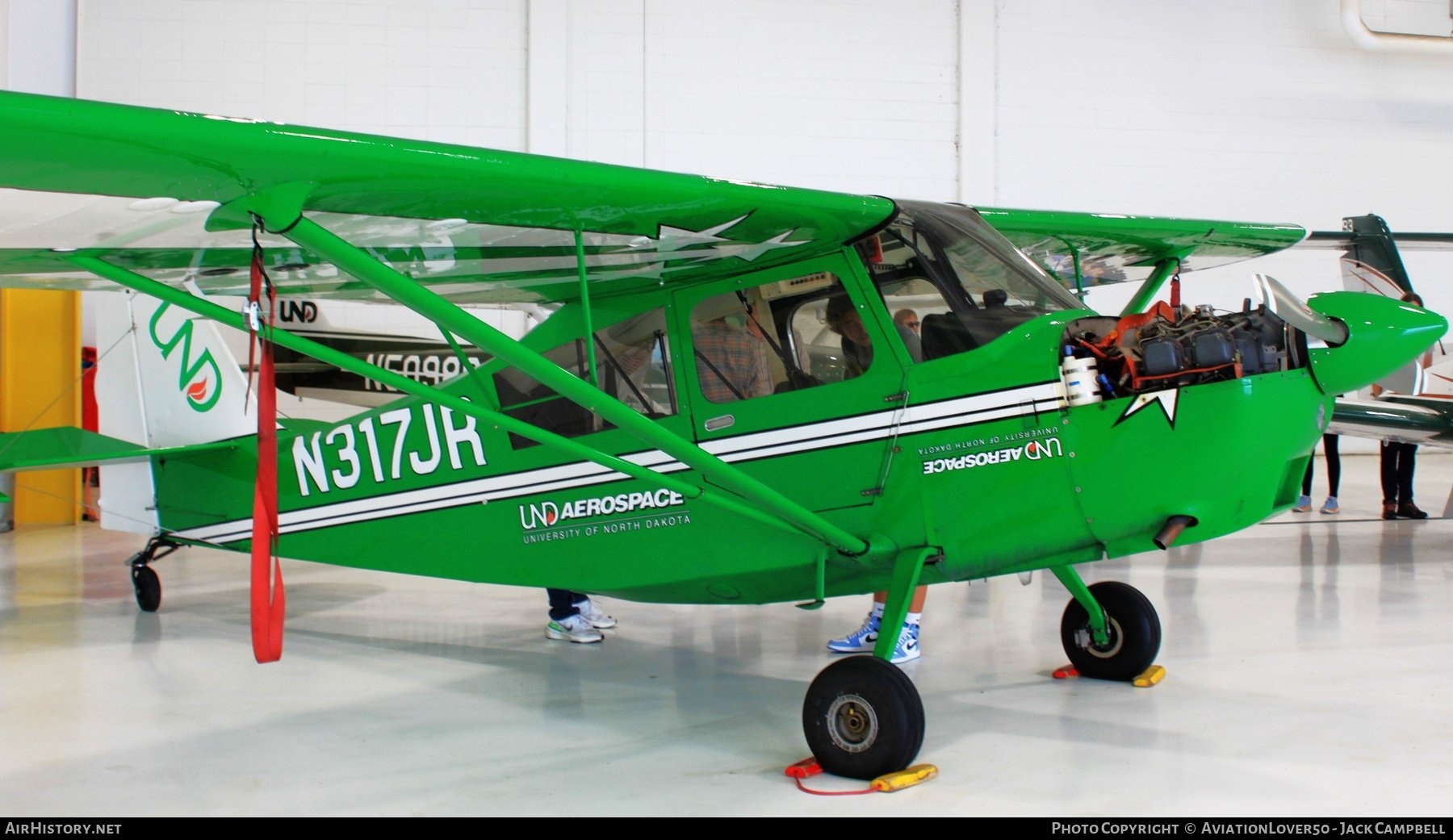 Aircraft Photo of N317JR | American Champion 8KCAB Decathlon | UND Aerospace - University of North Dakota | AirHistory.net #680656