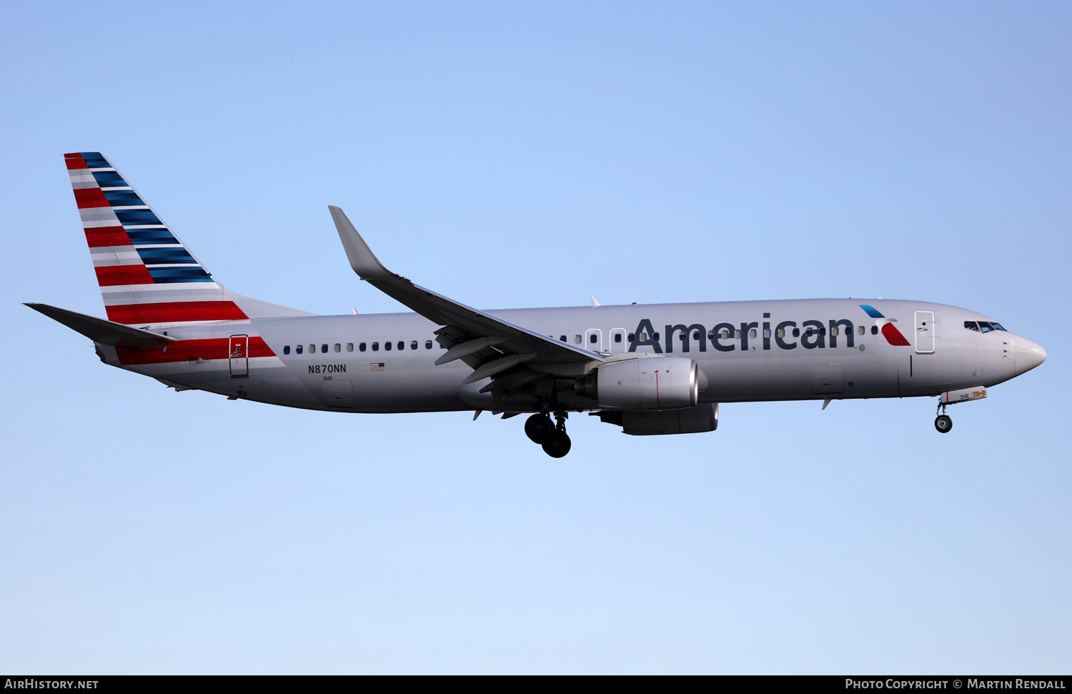 Aircraft Photo of N870NN | Boeing 737-823 | American Airlines | AirHistory.net #680658