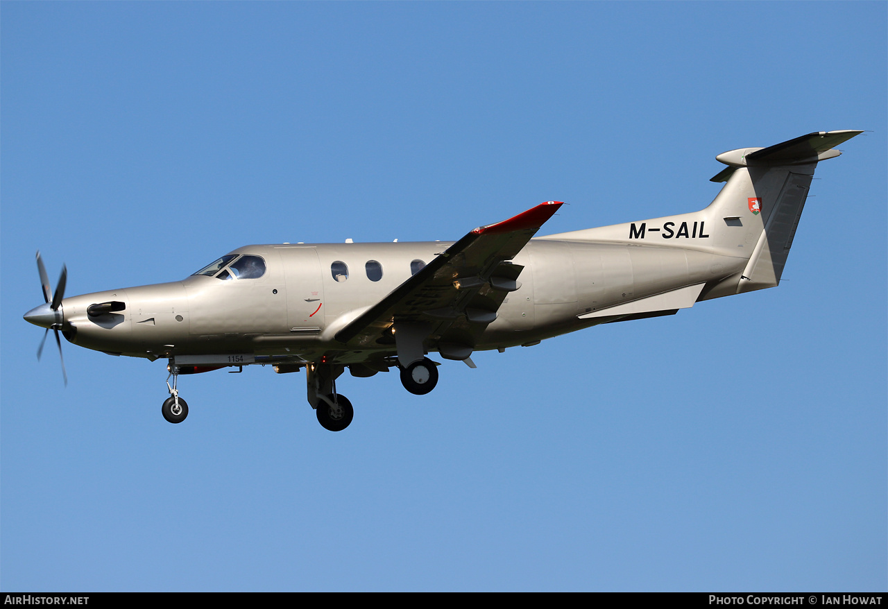Aircraft Photo of M-SAIL | Pilatus PC-12NG (PC-12/47E) | AirHistory.net #680661