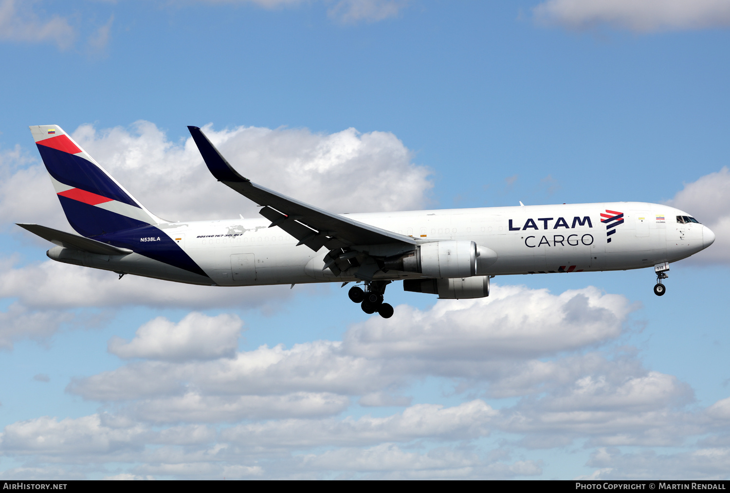 Aircraft Photo of N538LA | Boeing 767-316/ER(BCF) | LATAM Cargo | AirHistory.net #680662