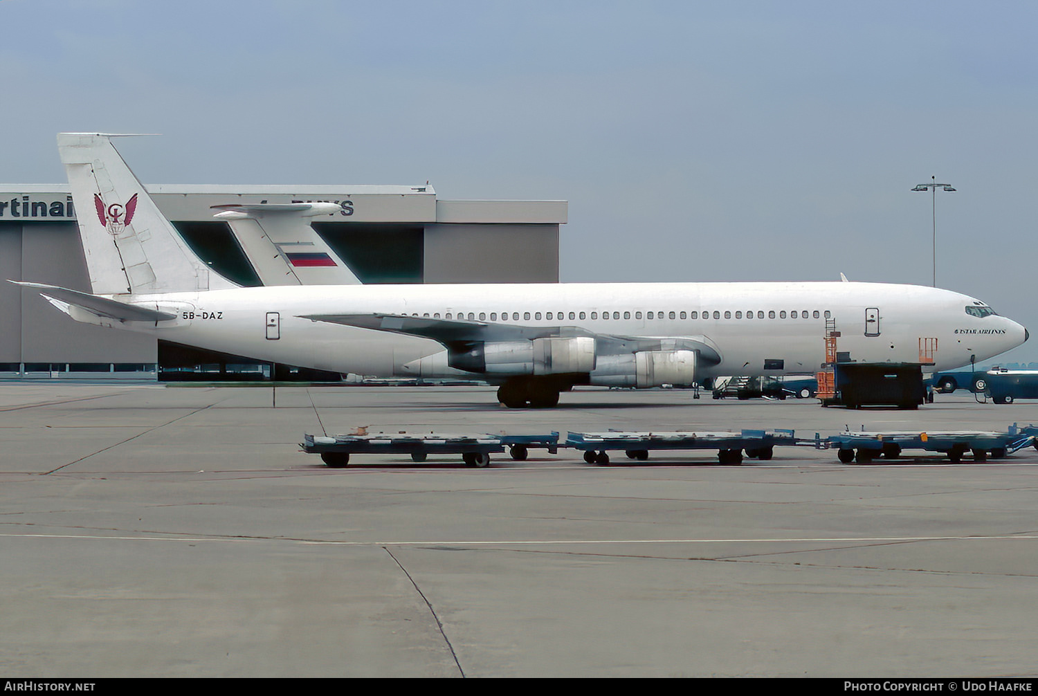 Aircraft Photo of 5B-DAZ | Boeing 707-328C | Avistar Airlines | AirHistory.net #680667