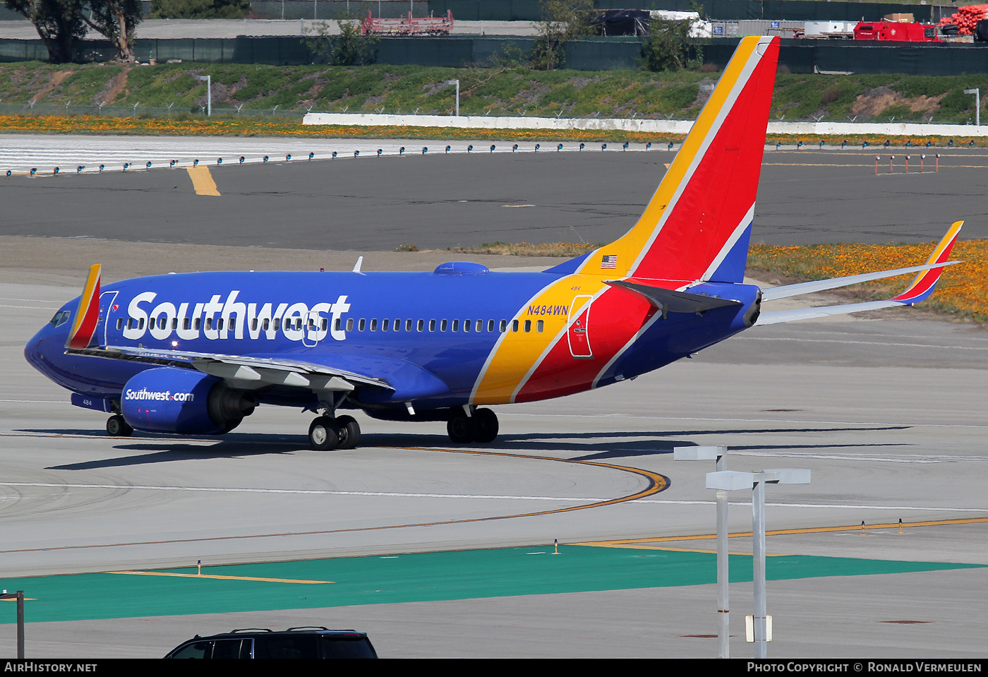 Aircraft Photo of N484WN | Boeing 737-7H4 | Southwest Airlines | AirHistory.net #680673