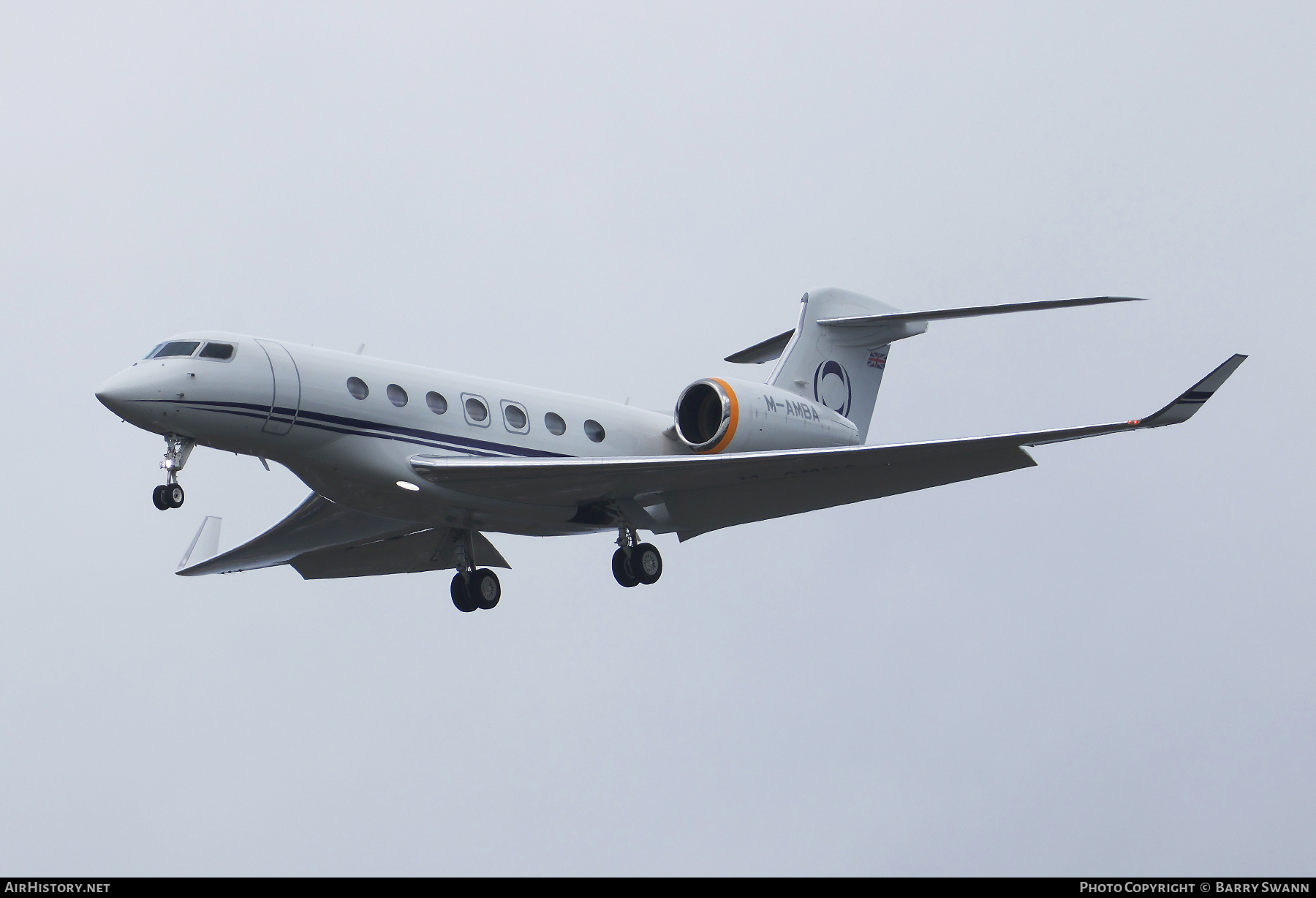 Aircraft Photo of M-AMBA | Gulfstream Aerospace G600 (G-VII) | AirHistory.net #680716