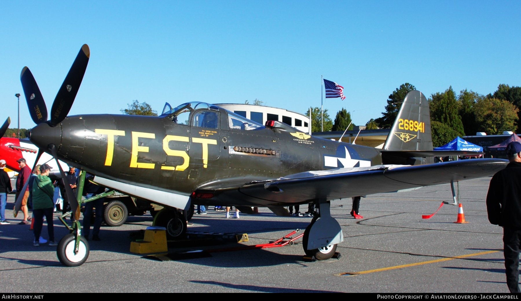 Aircraft Photo of N191H / 268941 | Bell P-63A Kingcobra | Commemorative Air Force | NACA - National Advisory Committee for Aeronautics | AirHistory.net #680723
