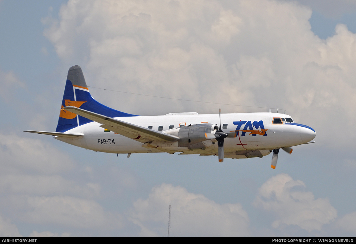 Aircraft Photo of FAB-74 | Canadair CL-66B Cosmopolitan | Bolivia - Transporte Aéreo Militar | AirHistory.net #680797