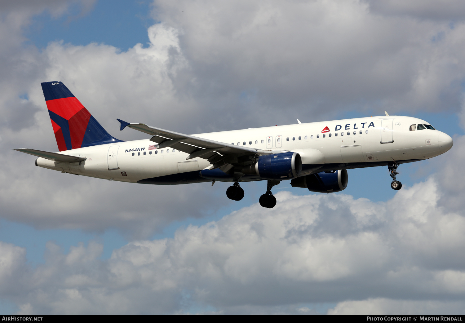 Aircraft Photo of N344NW | Airbus A320-212 | Delta Air Lines | AirHistory.net #680810