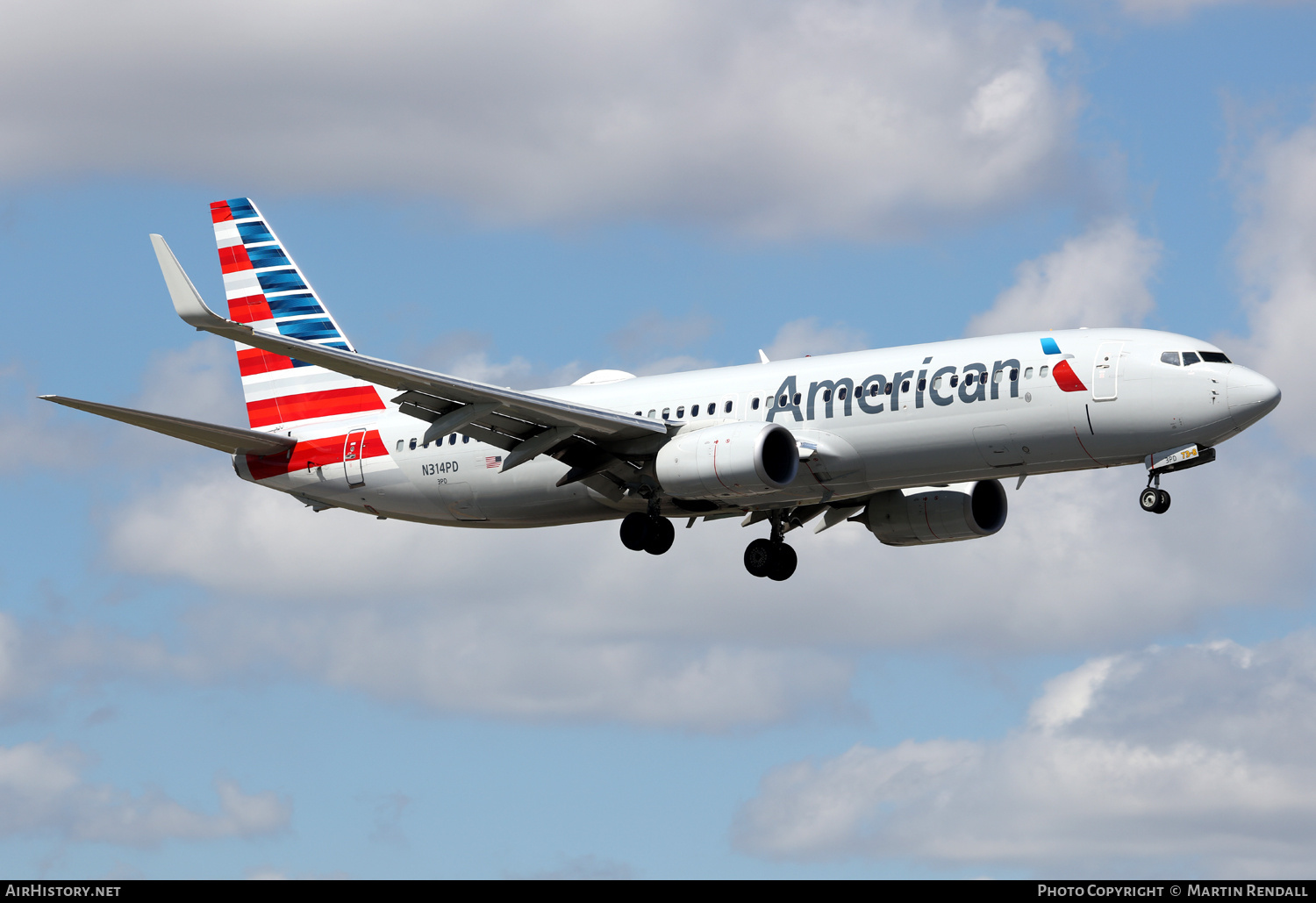 Aircraft Photo of N314PD | Boeing 737-800 | American Airlines | AirHistory.net #680835