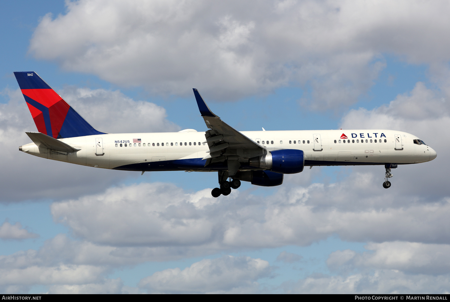 Aircraft Photo of N542US | Boeing 757-251 | Delta Air Lines | AirHistory.net #680846
