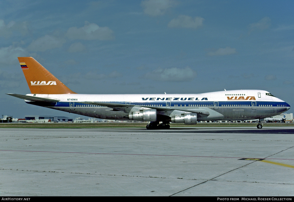 Aircraft Photo of N749WA | Boeing 747-273C | Viasa | AirHistory.net #680901